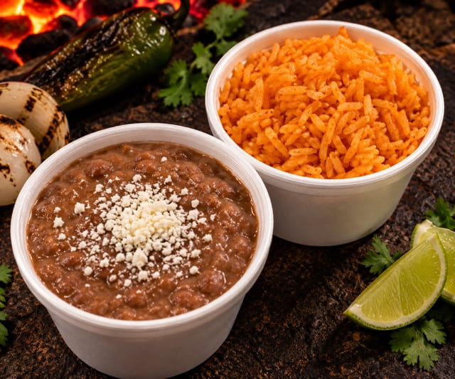 Rice and Beans.